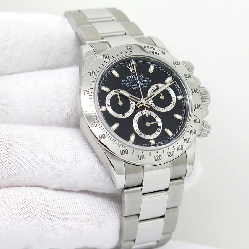 Rolex Daytona 116520-0015 40mm Stainless steel Black