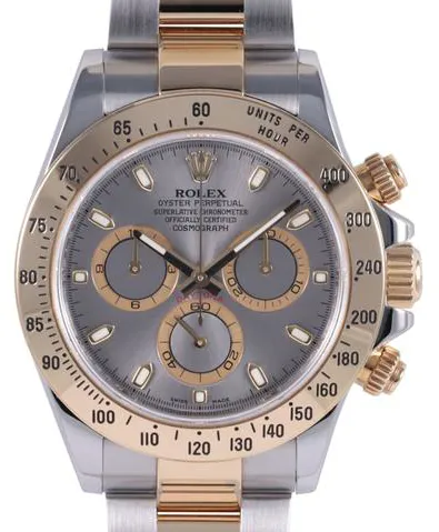 Rolex Daytona 116523-0041 40mm Yellow gold and Stainless steel Gray