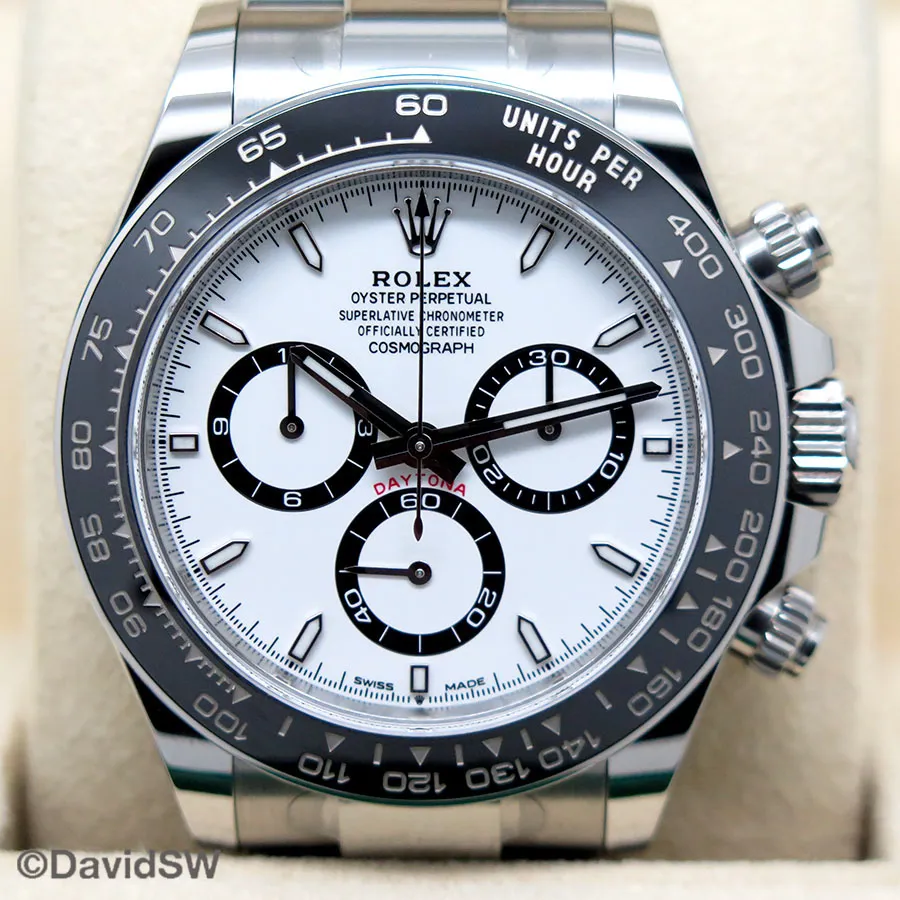 Rolex Daytona 126500LN 40mm Stainless steel White 2