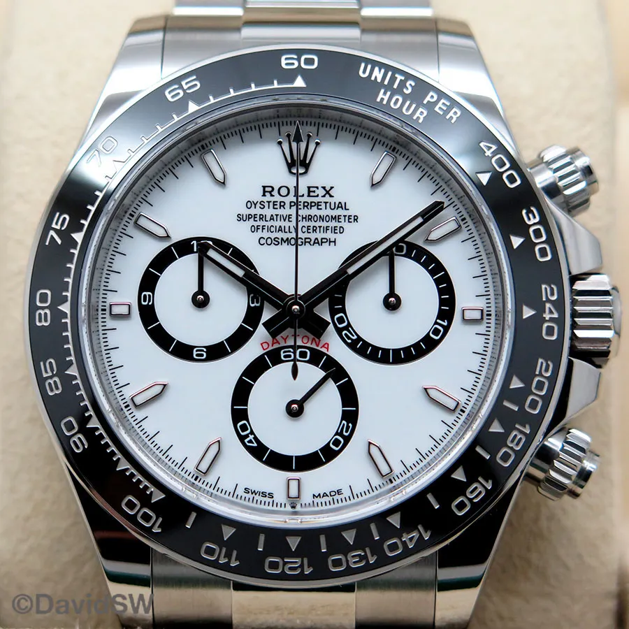 Rolex Daytona 126500LN 40mm Stainless steel White 2