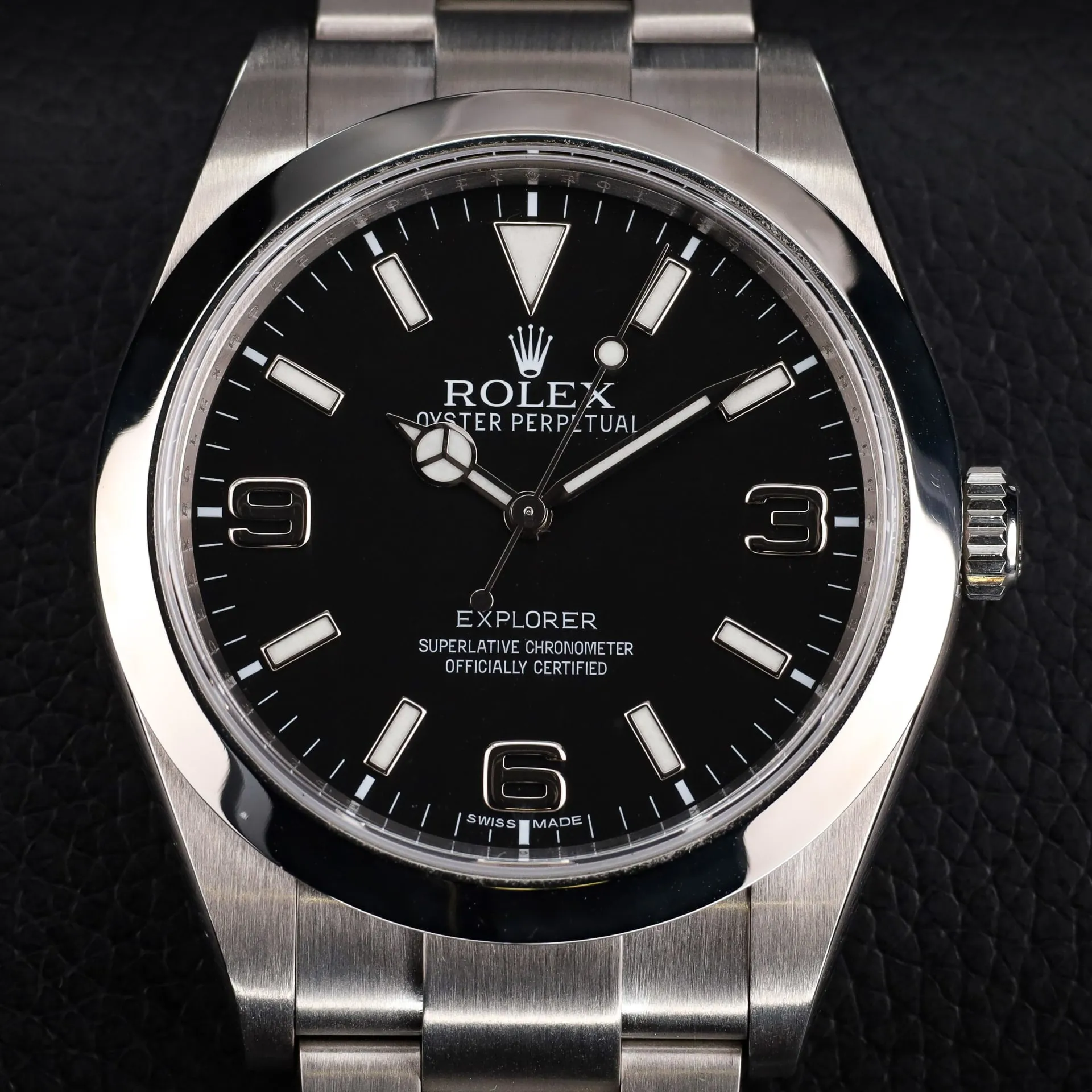 Rolex Explorer 214270-0003 39mm Stainless steel Black