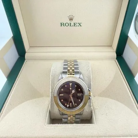 Rolex GMT-Master 16753 40mm Yellow gold and Stainless steel Brown