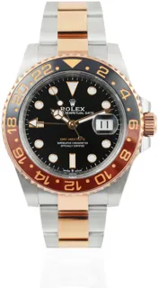 Rolex GMT-Master II 126711CHNR Rose gold and Stainless steel Black