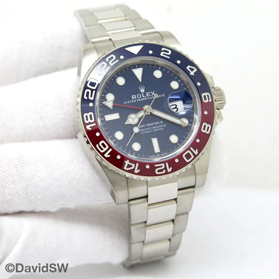 Rolex GMT-Master II 126719BLRO 40mm White gold Blue