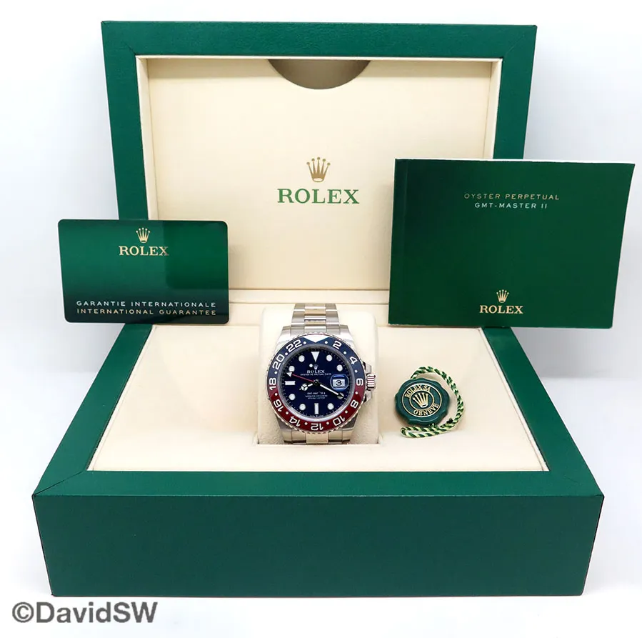 Rolex GMT-Master II 126719BLRO 40mm White gold Blue 1