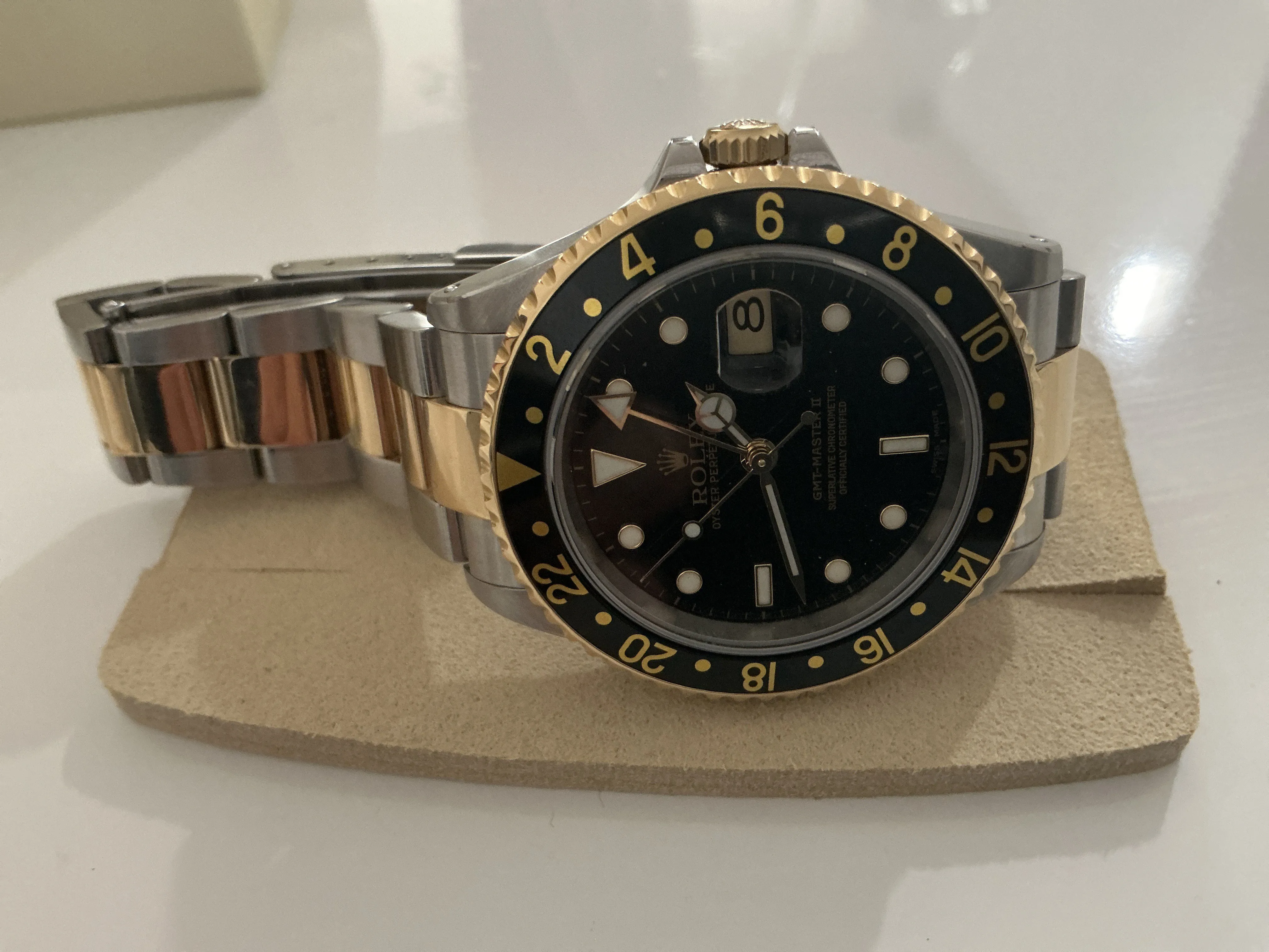 Rolex GMT-Master II 16713LN 40mm Yellow gold and Stainless steel Black 6