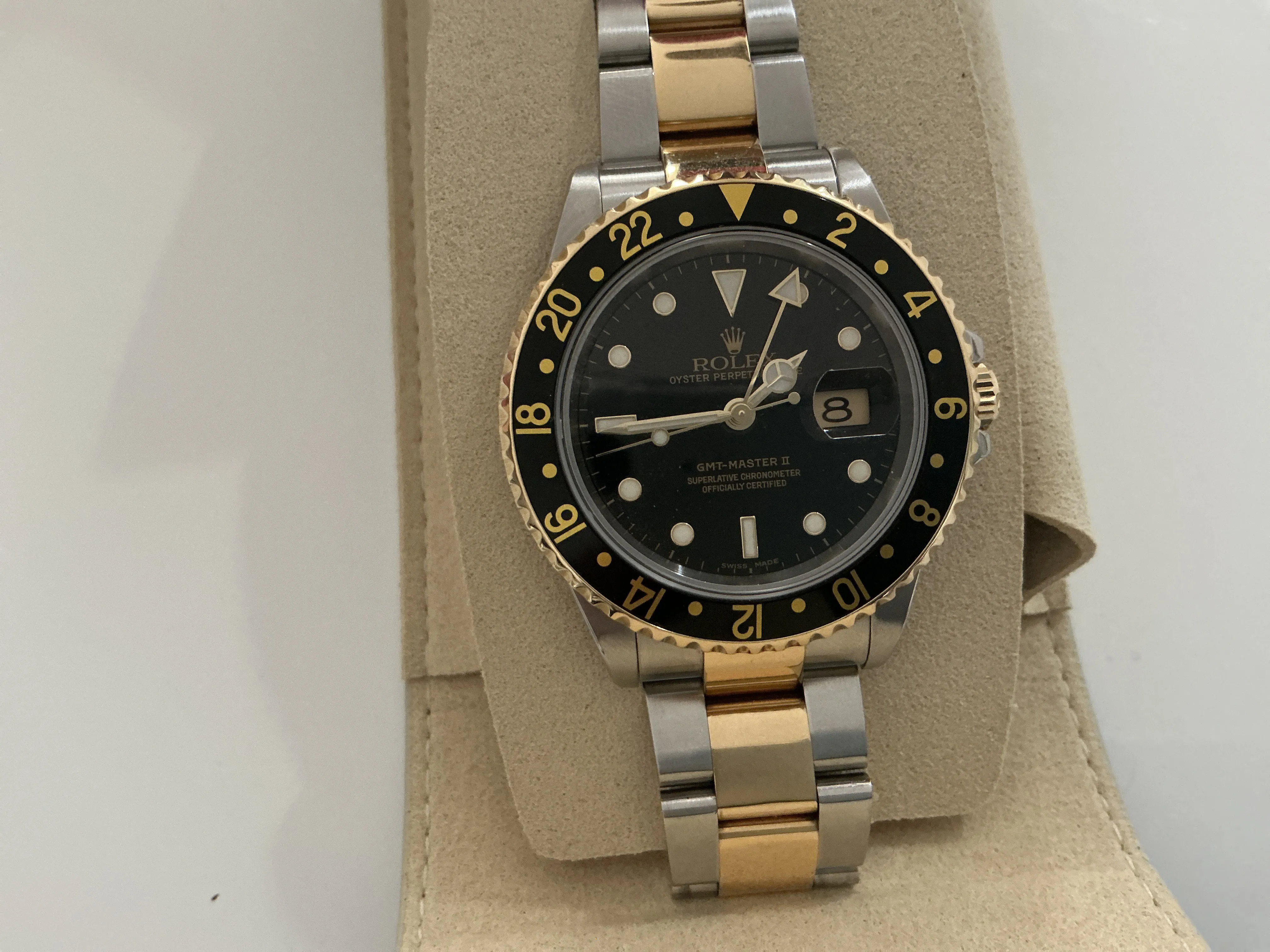 Rolex GMT-Master II 16713LN 40mm Yellow gold and Stainless steel Black 7