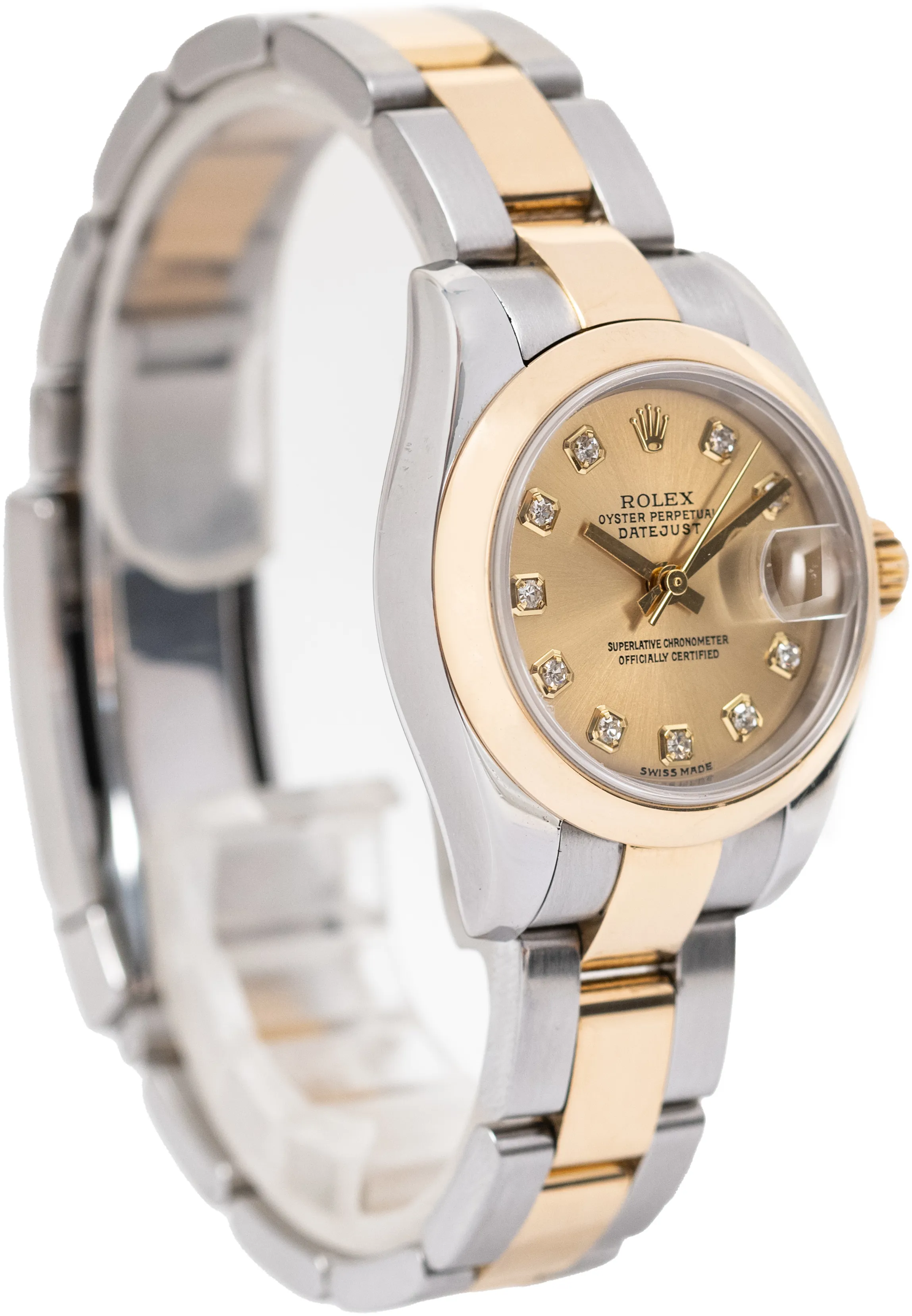 Rolex Lady-Datejust 179163 26mm Yellow gold and Stainless steel Champagne 1