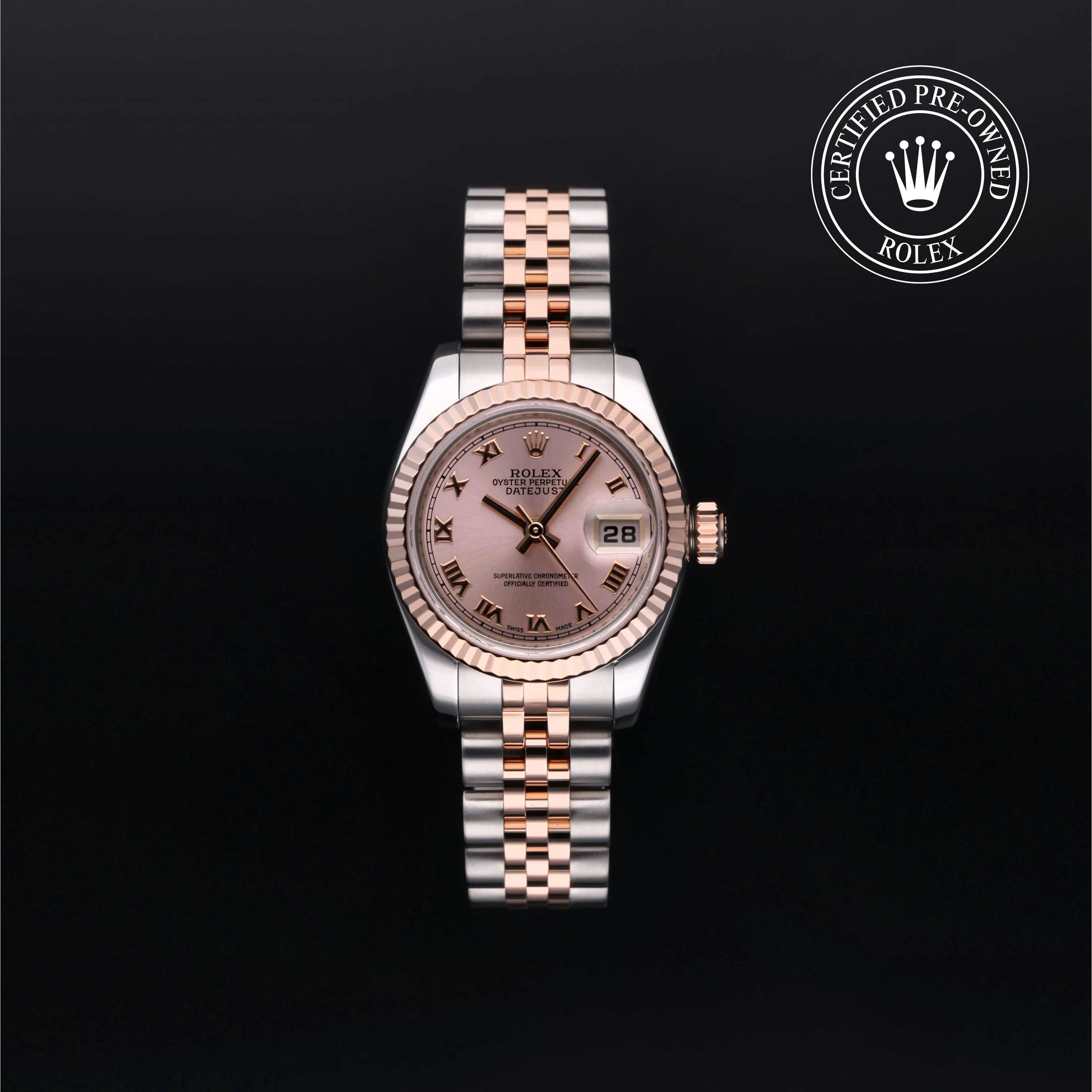 Rolex Lady-Datejust 179171 26mm Rose gold and Stainless steel Rose