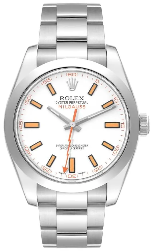 Rolex Milgauss 116400-0002 40mm Stainless steel White