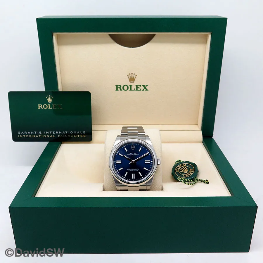 Rolex Oyster Perpetual 41 124300 41mm Stainless steel Blue 1