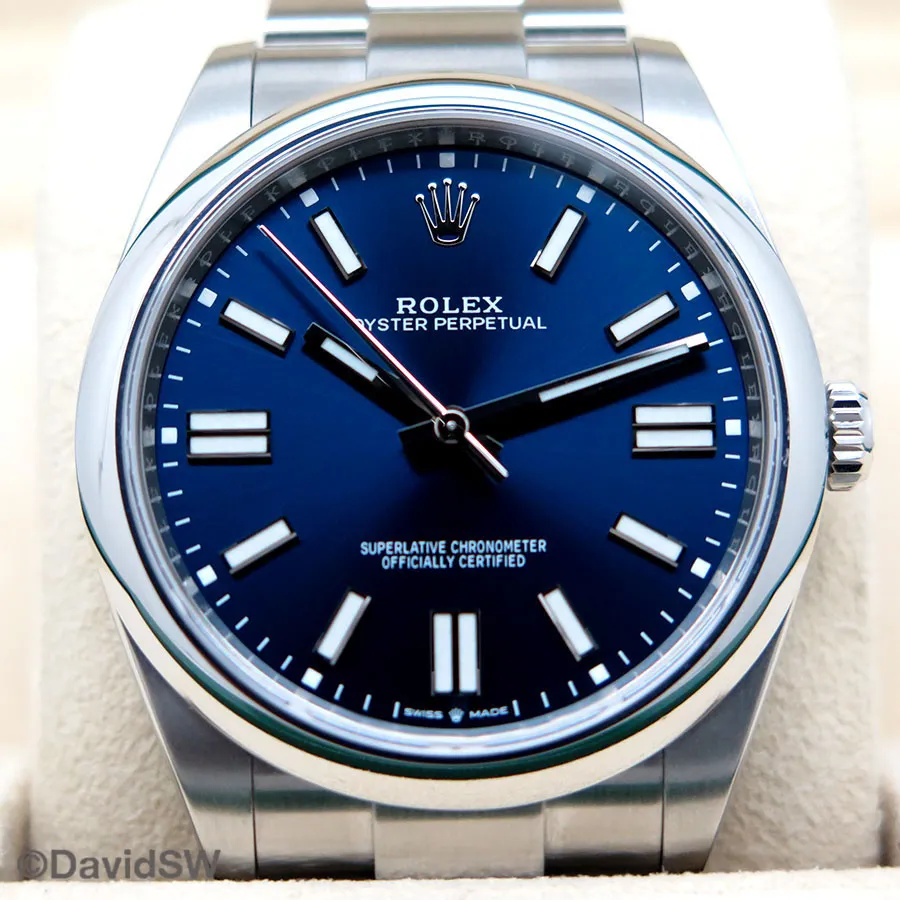 Rolex Oyster Perpetual 41 124300 41mm Stainless steel Blue 2