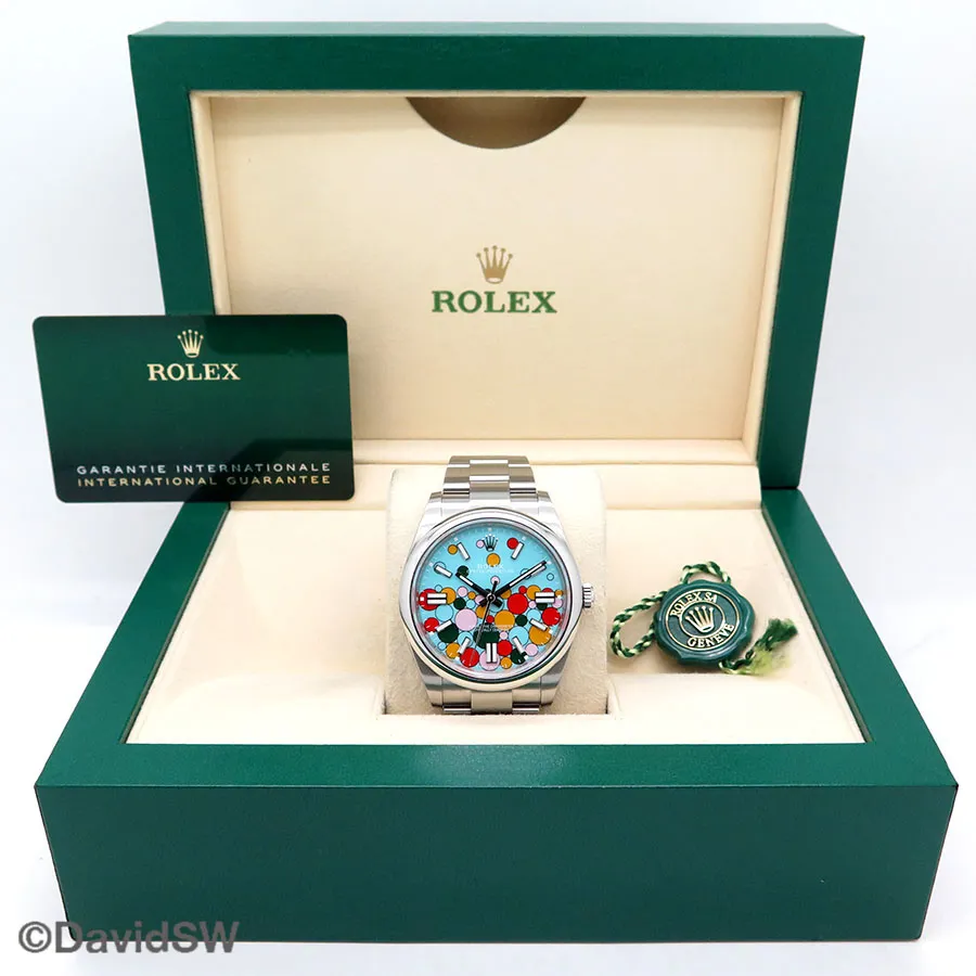 Rolex Oyster Perpetual 41 124300 41mm Stainless steel Turquoise 1