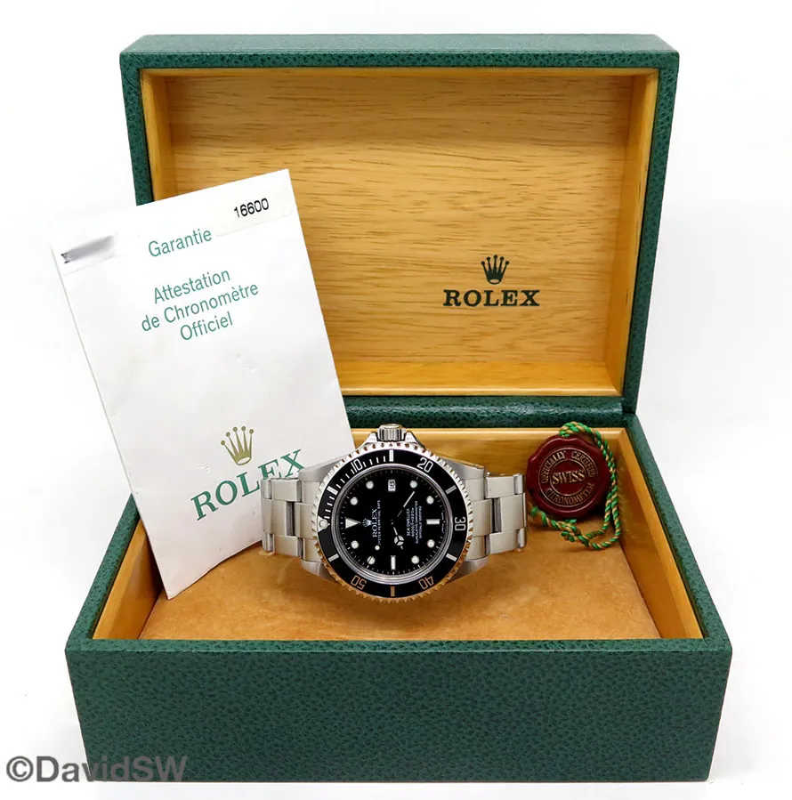 Rolex Sea-Dweller 16600 40mm Stainless steel Black 1