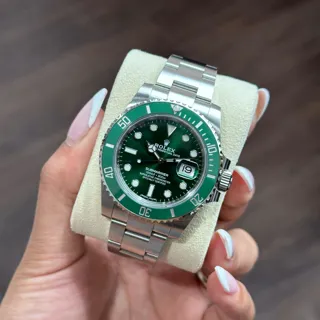 Rolex Submariner Date 116610LV Stainless steel Green