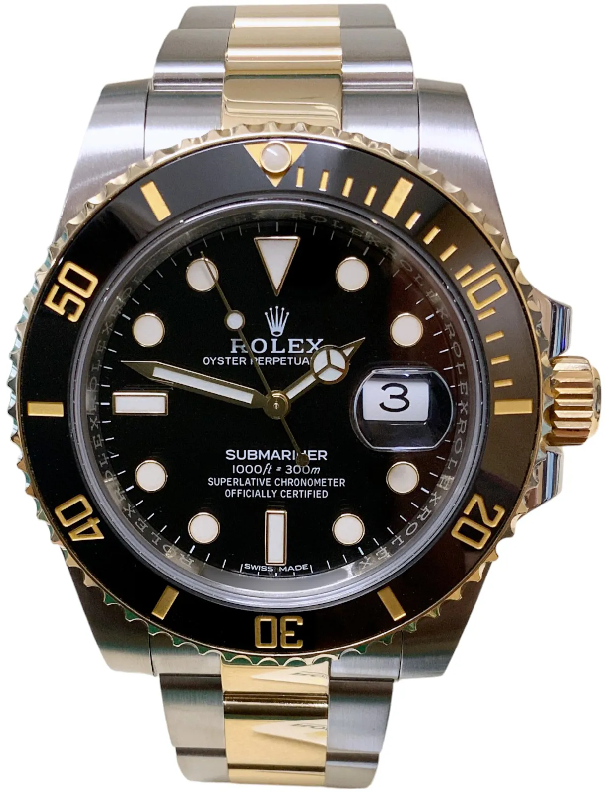 Rolex Submariner 126613LN 41mm Yellow gold and Stainless steel Black