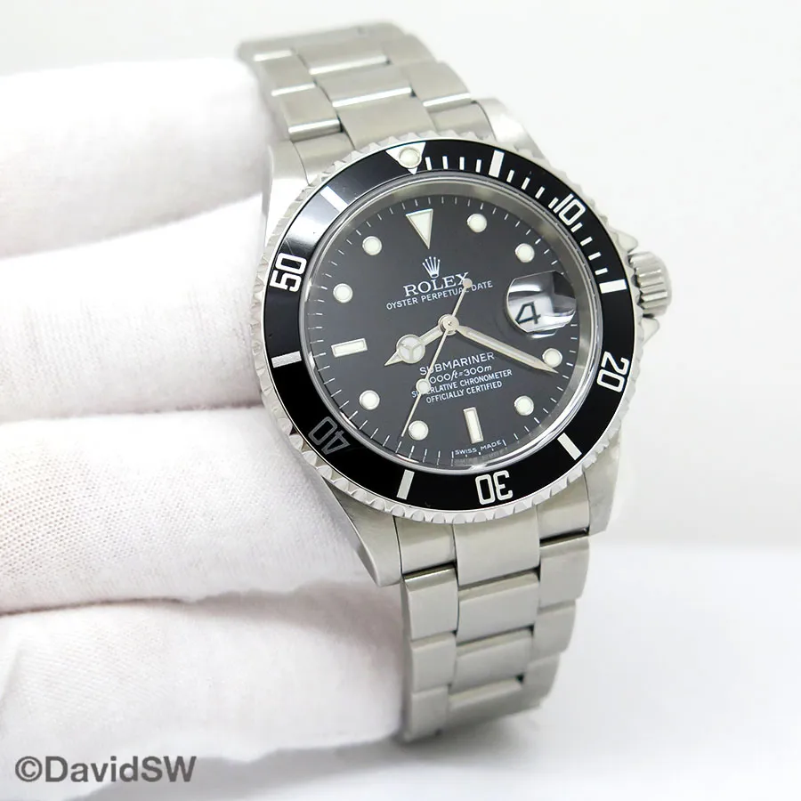 Rolex Submariner 16610LN 40mm Stainless steel Black