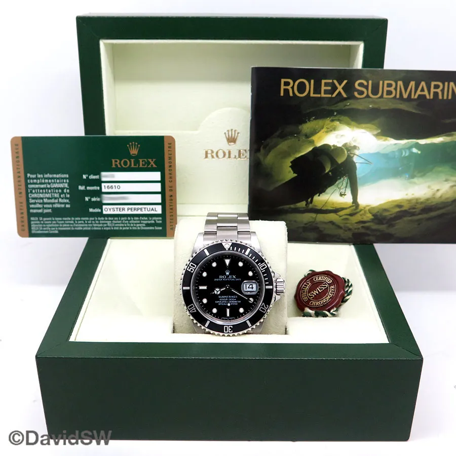 Rolex Submariner 16610LN 40mm Stainless steel Black 1