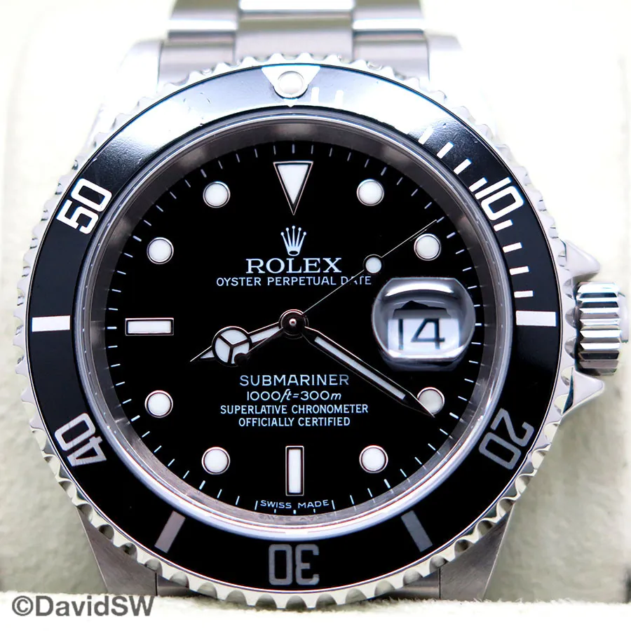 Rolex Submariner 16610LN 40mm Stainless steel Black 2