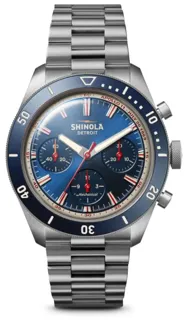 Shinola The Mooncraft Monster Chrono AW24 Titanium Blue