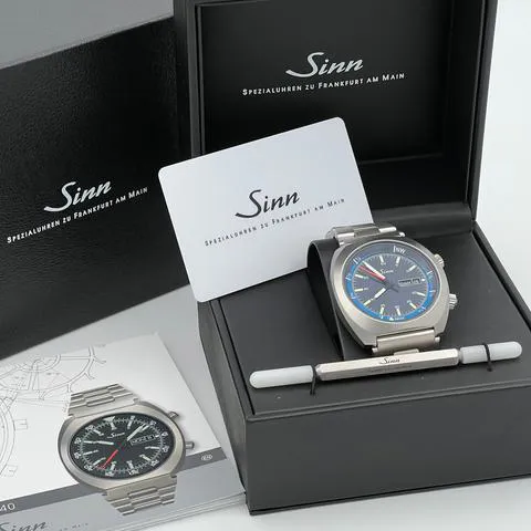 Sinn 240 240.011 43mm Stainless steel Blue