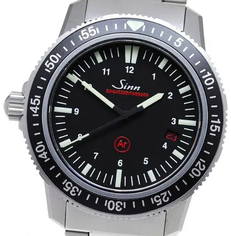 Sinn EZM 3 603 41mm Stainless steel Black