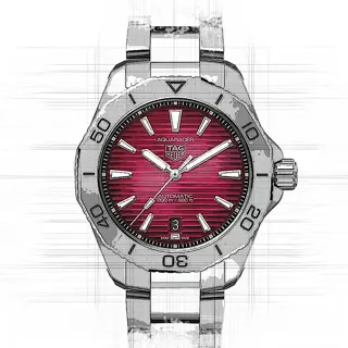 TAG Heuer Aquaracer WBP2114.BA0627 Stainless steel Red