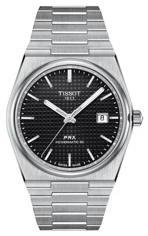 Tissot PRX Powermatic 80 T1374071105100 Stainless steel Black