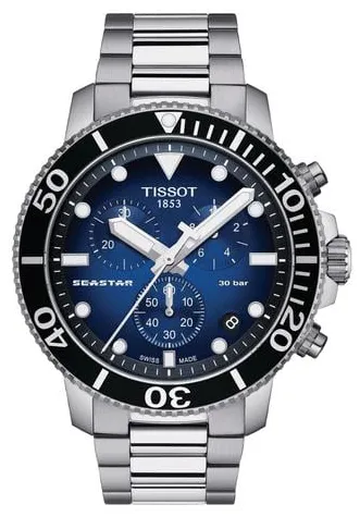 Tissot Seastar T120.417.11.041.01 Stainless steel Black