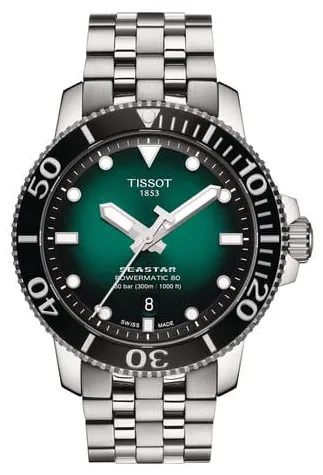 Tissot Seastar T1204071109101 Stainless steel Black