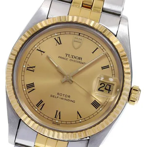 Tudor 74033 34mm Yellow gold and Stainless steel Gold