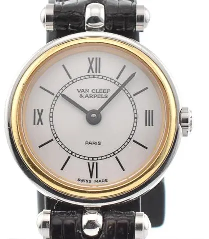 Van Cleef & Arpels 22mm Yellow gold and stainless steel White