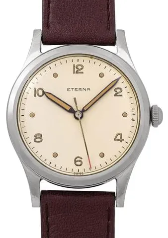 Eterna Centenaire 35mm Stainless steel Black