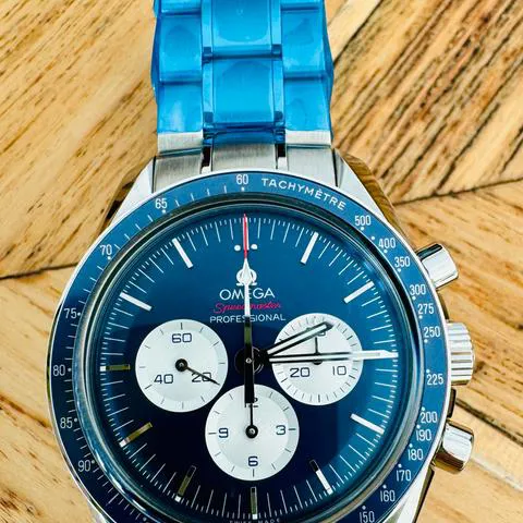 Omega Speedmaster Moonwatch 522.30.42.30.03.001 42mm Stainless steel Blue 10