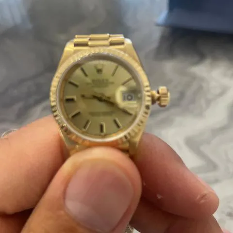 Rolex Lady-Datejust 69178 26mm Yellow gold Champagne 9