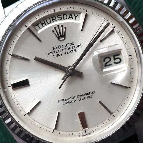 Rolex Day-Date 36 1803 36mm White gold Silver 1