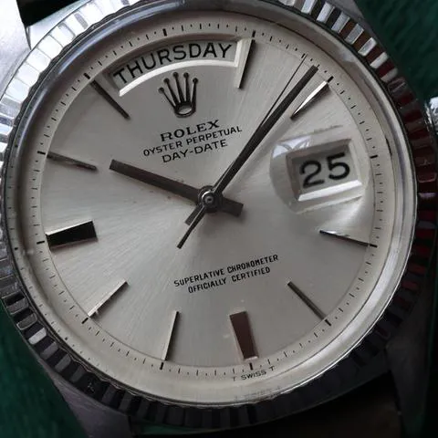 Rolex Day-Date 36 1803 36mm White gold Silver 2