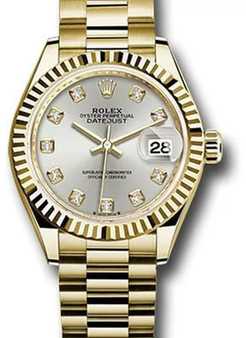 Rolex Lady-Datejust 279178 279178mm Yellow gold Silver