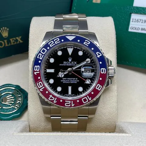 Rolex GMT-Master II 116719BLRO 40mm White gold Black 1