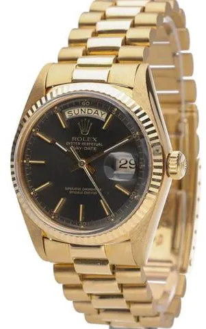 Rolex Day-Date 36 1803 36mm Yellow gold Black 2