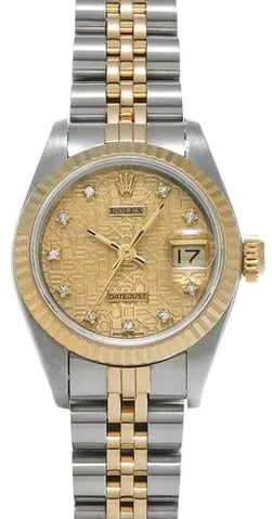 Rolex Datejust 69173G 26mm Stainless steel Champagne