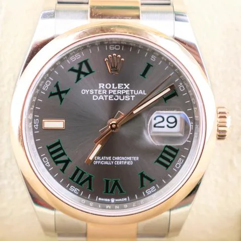 Rolex Datejust 36 126201 36mm Yellow gold and Stainless steel Gray 1