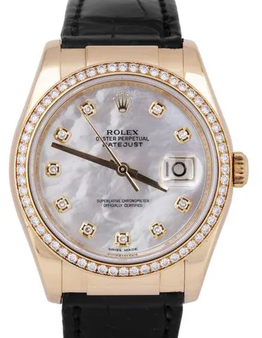 Rolex Datejust 116138 36mm Yellow gold Mother-of-pearl