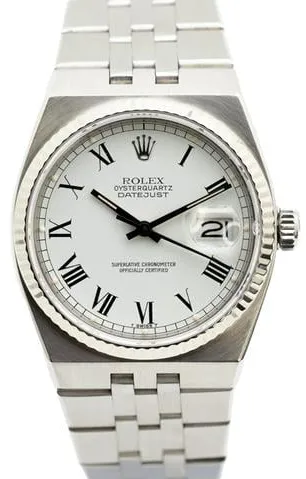 Rolex Datejust Oysterquartz 17014 36mm Stainless steel White