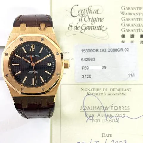 Audemars Piguet Royal Oak 15300OR.OO.D002CR.01 39mm Rose gold Black 6