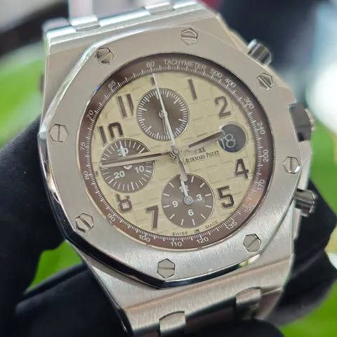 Audemars Piguet Royal Oak Offshore 26470ST.OO.A801CR.01 42mm Stainless steel Beige 1