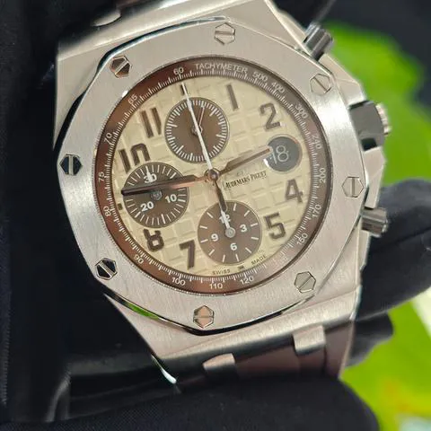 Audemars Piguet Royal Oak Offshore 26470ST.OO.A801CR.01 42mm Stainless steel Beige 2