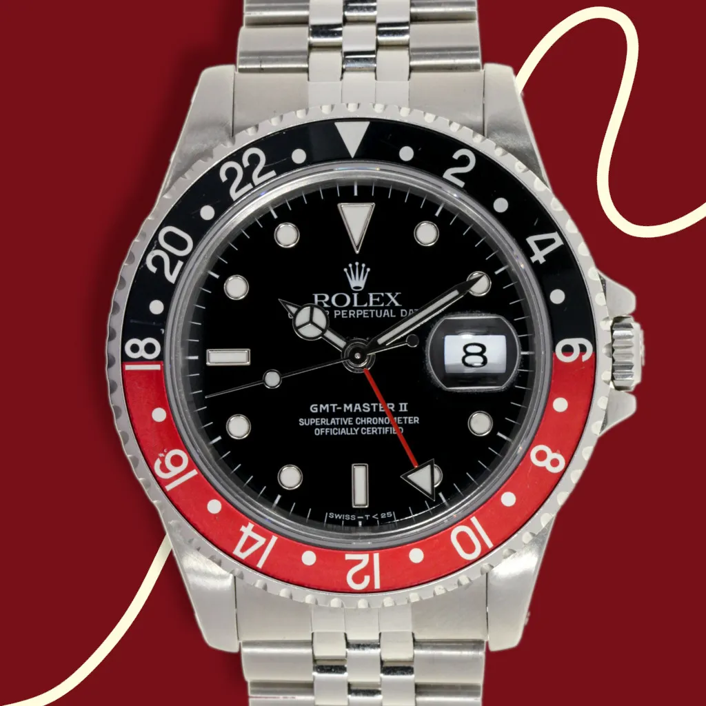 Rolex GMT-Master II 16710 40mm Stainless steel Black