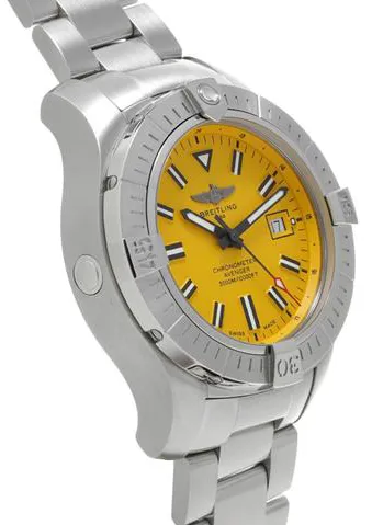 Breitling Avenger A17319101I1A1 45mm Stainless steel Yellow 2