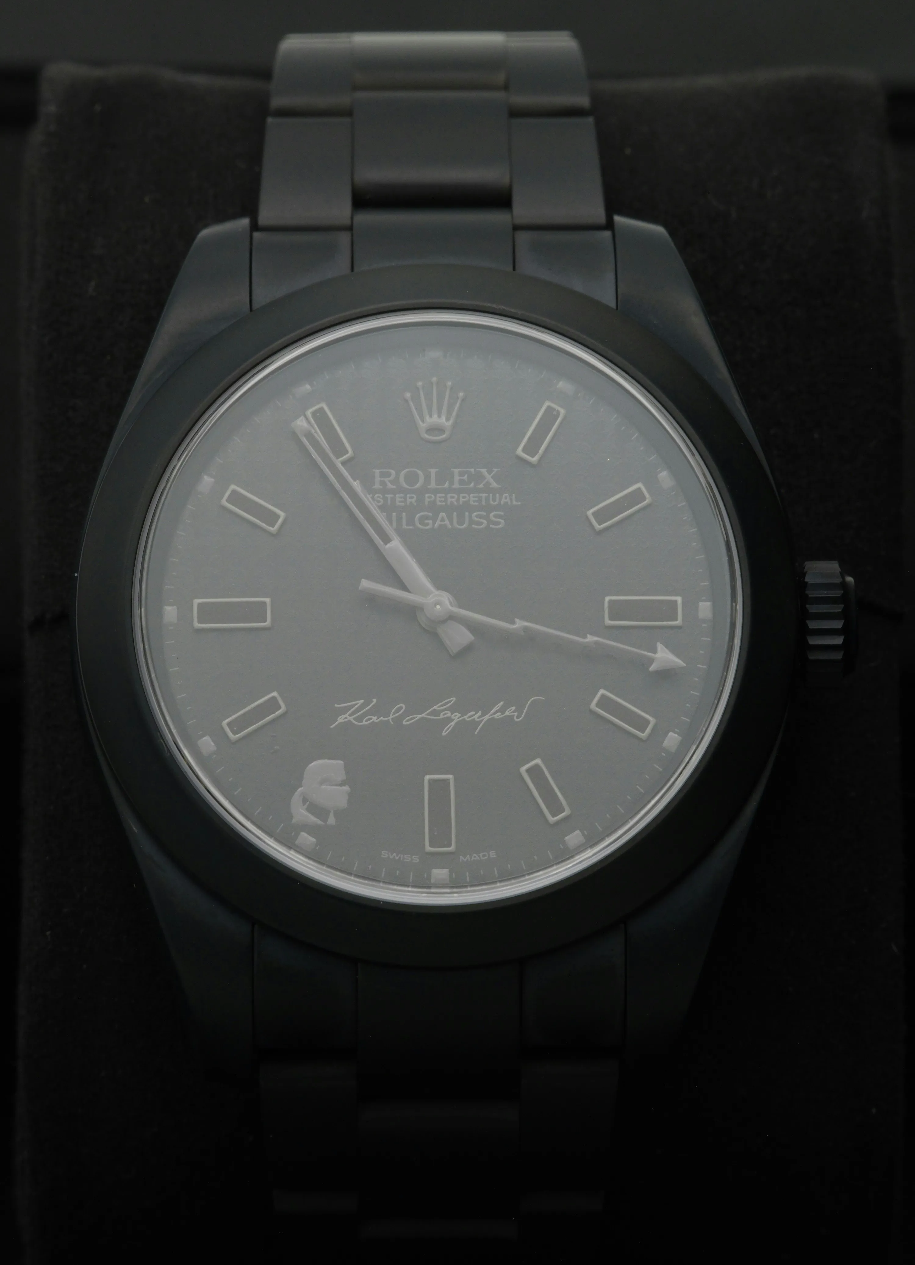 Rolex Milgauss 116400 40mm Stainless steel and PVD Black 7